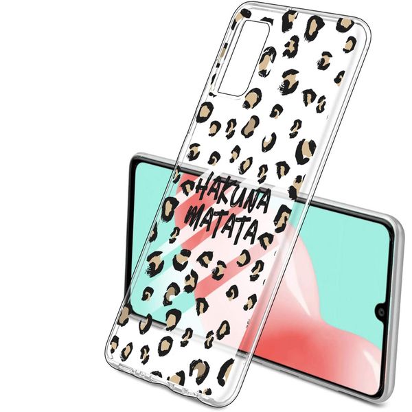 imoshion Design Hülle Samsung Galaxy A41 - Leopard - Braun / Schwarz