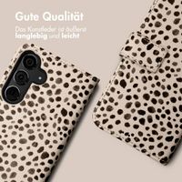 imoshion Design Klapphülle Samsung Galaxy S24 - Black And White Dots