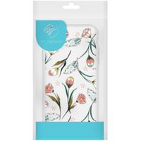 imoshion Design Hülle iPhone SE (2022 / 2020) / 8 / 7 / 6s - Blume - Rosa