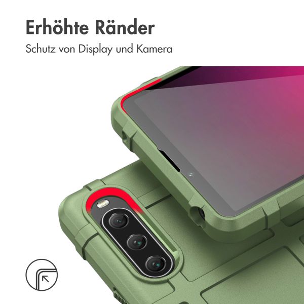 imoshion Rugged Shield Backcover Sony Xperia 10 V - Dunkelgrün