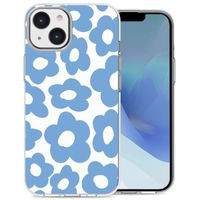 imoshion Design Hülle für das Apple iPhone 14 - Retro Blue Flowers