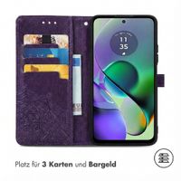 imoshion Mandala Klapphülle Motorola Moto G54 - Violett