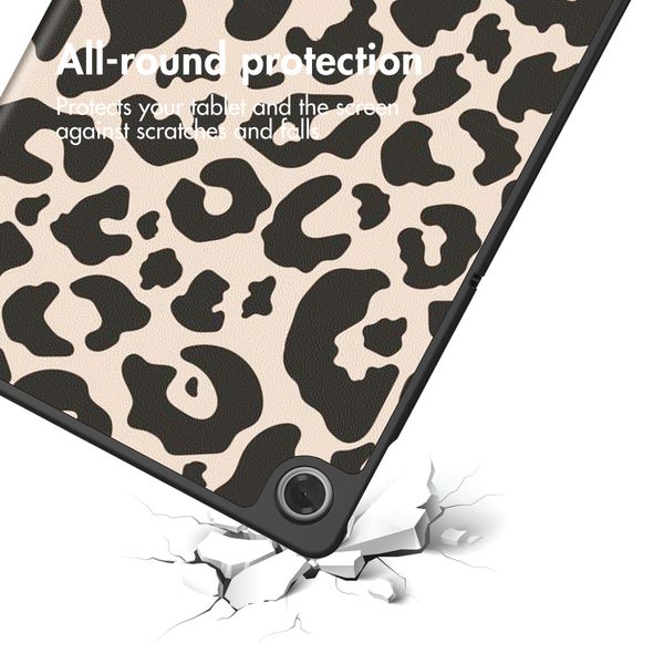imoshion Design Trifold Klaphülle Lenovo Tab (2025) - Leopard