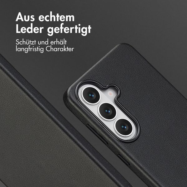 Accezz MagSafe Leather Backcover Samsung Galaxy S26 - Onyx Black
