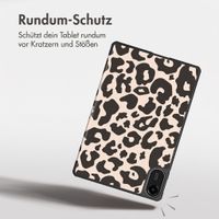 imoshion Design Trifold Klaphülle Xiaomi Redmi Pad 2 - Leopard