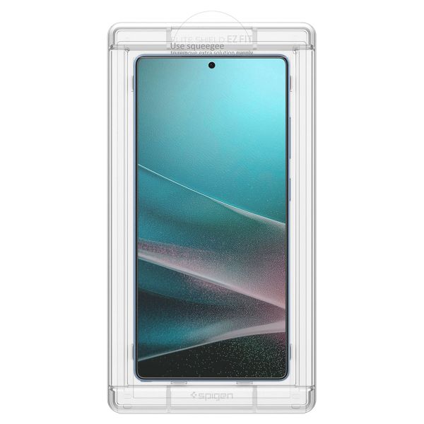Spigen EliteShield EZ Fit mit Installation Tray - 1er Pack Samsung Galaxy S25 Ultra