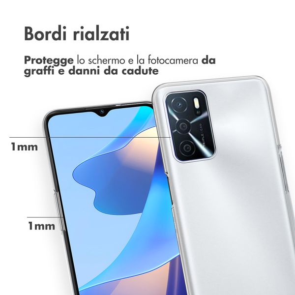 Accezz Clear TPU Backcover Oppo A16(s) / A54s - Transparent