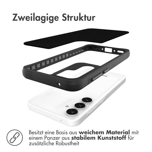 imoshion Rugged Hybrid Carbon Case Samsung Galaxy A35 - Schwarz