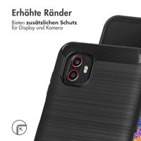 imoshion Brushed Back Cover für das Samsung Galaxy Xcover 6 Pro - Schwarz