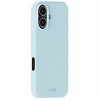 Holdit Silicone Case für das iPhone 16 - Mineral Blue