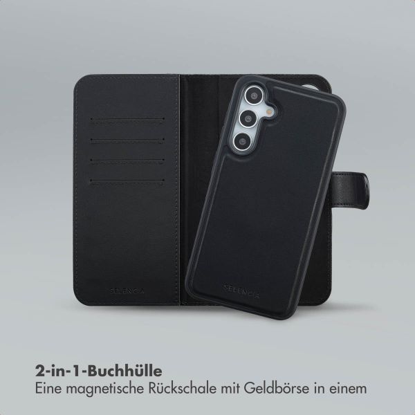 Selencia Olyn Abnehmbare Bookcase mit MagSafe Samsung Galaxy A35 / A55 - Schwarz