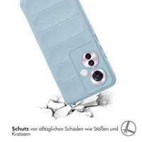 imoshion EasyGrip Backcover für das Oppo Reno 11 F - Hellblau