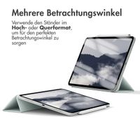 imoshion Magnetic Klapphülle für das iPad Air 11 Zoll (2024) M2 / Air 5 (2022) / Air 4 (2020) - Hellgrün