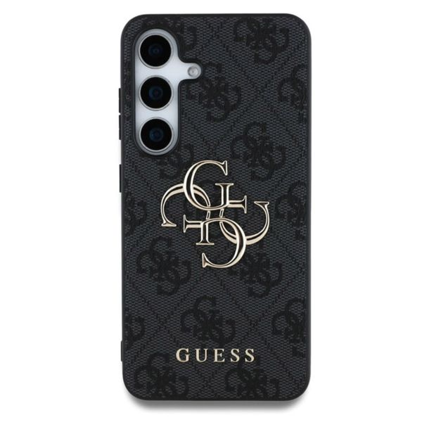 Guess 4G Metal Logo Back Cover für das Samsung Galaxy S25 Plus - Black