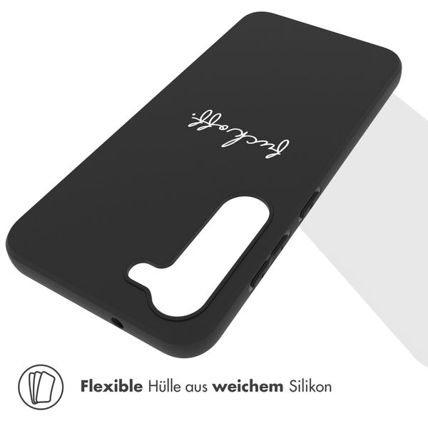 imoshion Design Hülle für das Samsung Galaxy S23 - Fuck Off - Schwarz