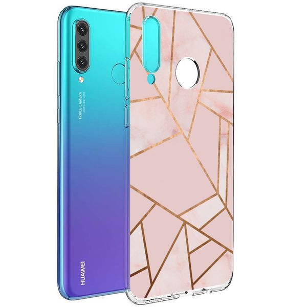 imoshion Design Hülle für das Huawei P30 Lite - Pink Graphic