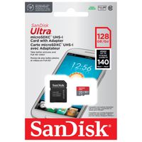 SanDisk microSD Ultra - 128GB - inklusive SD Adapter - Full HD