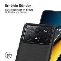 imoshion Brushed Back Cover Xiaomi Poco X6 Pro - Schwarz