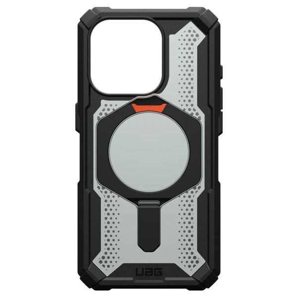 UAG Plasma XTE Back Cover MagSafe für das iPhone 15 Pro - Schwarz / Orange