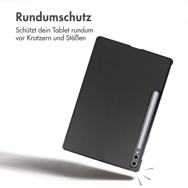 imoshion Trifold Klapphülle Samsung Galaxy Tab S10 Ultra / Tab S9 Ultra - Schwarz