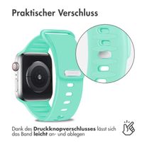 imoshion Silikonband für das Apple Watch Series 1-9 / SE - 38/40/41 mm / Series 10 - 42 mm - Türkis