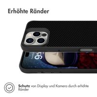 imoshion Rugged Hybrid Carbon Case für das Apple iPhone 16 Pro - Schwarz