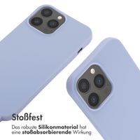 imoshion Silikonhülle mit Band für das iPhone 13 Pro Max - Violett