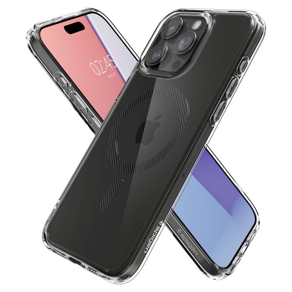 Spigen Ultra Hybrid™ Case MagSafe für das iPhone 15 Pro Max - Carbon Fiber