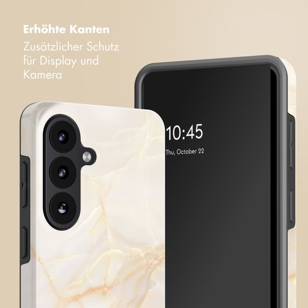Selencia Vivid Rückabdeckung mit MagSafe Samsung Galaxy S26 Plus - Golden Beige Marble