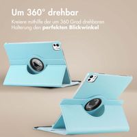 imoshion 360° drehbare Klapphülle iPad Pro 13 (2024) M4 - Hellblau