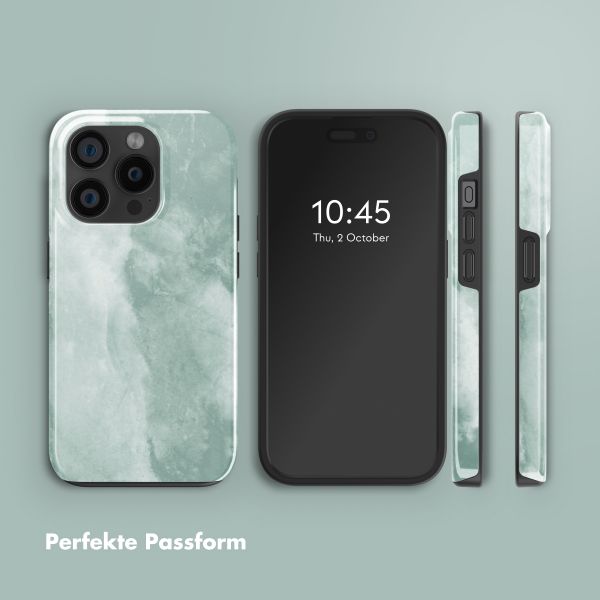 Selencia Vivid Rückabdeckung mit MagSafe Apple iPhone 15 Pro - Marble Grayed Jade