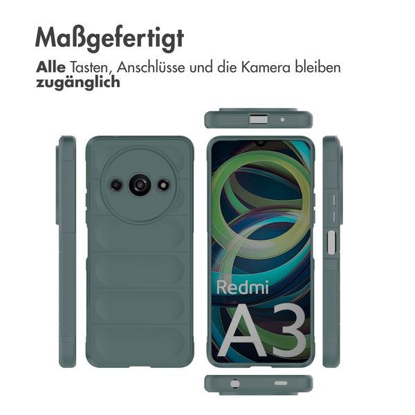 imoshion EasyGrip Backcover Xiaomi Redmi A3 - Dunkelgrün