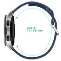 imoshion Silikonband für die Garmin Venu / Vivoactive 3 / Forerunner 245 - Dunkelblau