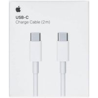 Apple Set USB-C | USB-C Power Adapter 20 Watt + USB-C auf USB-C Ladekabel - 2 Meter - Weiß