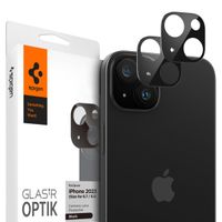 Spigen GLAStR EZ Fit Optik Kameraschutz 2er-Pack für Apple iPhone 15 / 15 Plus - Schwarz