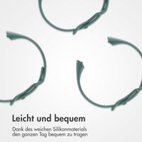 imoshion Silikonband für das  Fitbit Charge 5 / 6 - S - Olive Green