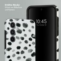 Selencia Vivid Tough Back Cover für das Samsung Galaxy A35  - Trendy Leopard