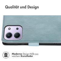 imoshion Luxuriöse Klapphülle Xiaomi Redmi 15C (5G) - Hellblau