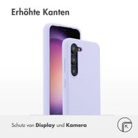 Accezz Liquid Silikoncase Samsung Galaxy S23 - Violett