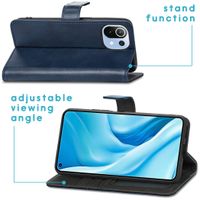 imoshion Luxuriöse Klapphülle Xiaomi Mi 11 Lite (5G/4G) / 11 Lite 5G NE - Dunkelblau