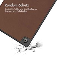 imoshion Trifold Klapphülle für das Samsung Galaxy Tab A8 - Braun