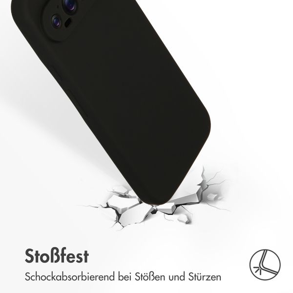 Accezz Liquid Silikoncase Google Pixel 9 Pro XL - Schwarz