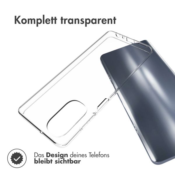 Accezz TPU Clear Cover für das Motorola Moto G62 - Transparent