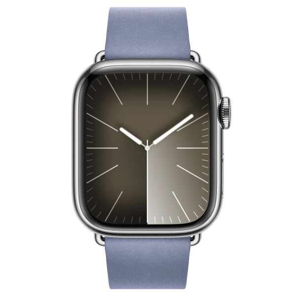 Apple Modern Buckle FineWoven für das  Apple Watch Series 1 t/m 9 / SE (38/40/41 mm) | Series 10 / 11 (42 mm) - Größe M - Lavender Blue