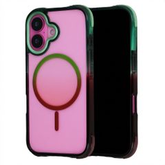 Gradient MagSafe Back Cover Apple iPhone 16 - Grün / Braun