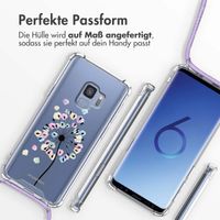 imoshion Design Hülle mit Band für das Samsung Galaxy S9 - Sandstone Dandelion