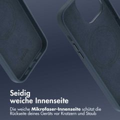 Accezz MagSafe Leather Backcover Apple iPhone 14 Pro Max - Nightfall Blue