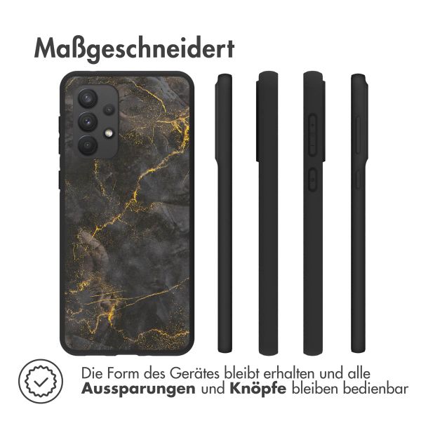 imoshion Design Hülle für das Samsung Galaxy A33 - Black Marble