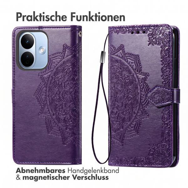 imoshion Mandala Klapphülle Xiaomi Redmi Note 17 Pro Max - Violett