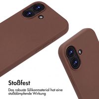 imoshion SilikonHülle mit Band Apple iPhone 17 - Braun
